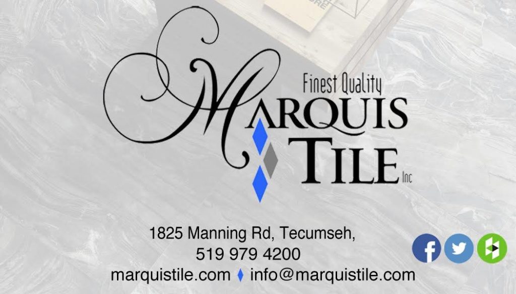 Marquise tile advertisement